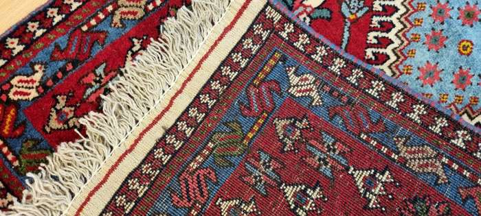 Very Fine Persian Yalemeh Carpet 100cm x 60cm Hand Knotted