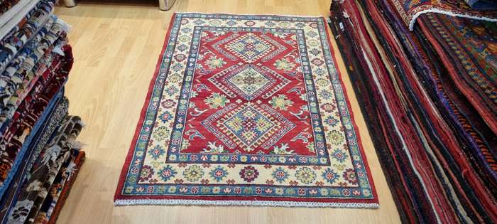 Afghan Kazak Carpet 149cm x 100cm Hand Knotted