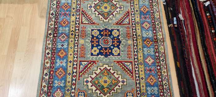 Afghan Kazak Carpet 148cm x 100cm Hand Knotted