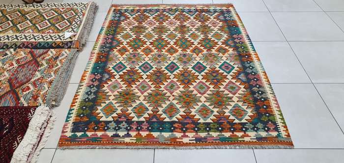 Afghan Chobi Kilim 198cm x 148cm Hand Made