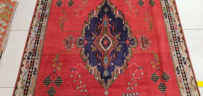 Very Fine Persian senneh Carpet 243cm x 163cm Hand Knotted