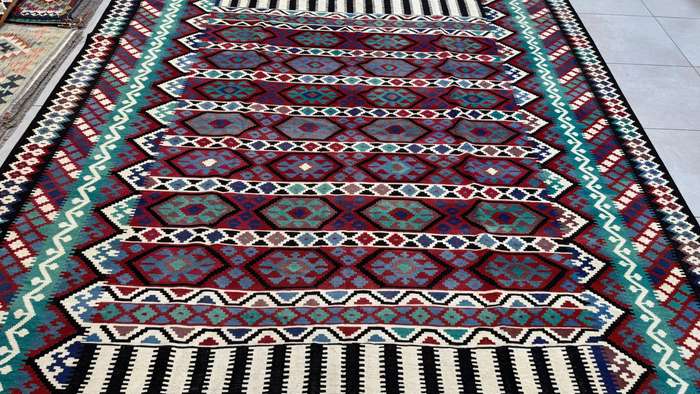 Afghan Chobi Kilim 396cm x 310cm Hand Made