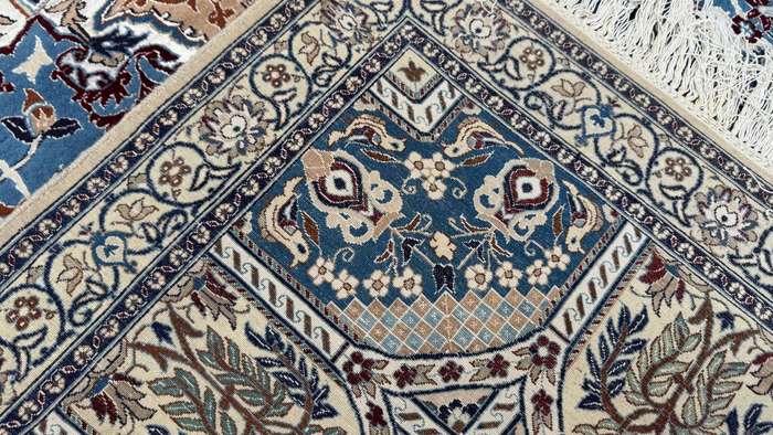 Extremely Fine Quality Persian Nain Carpet 377cm x 250cm Hand Knotted (6LA)