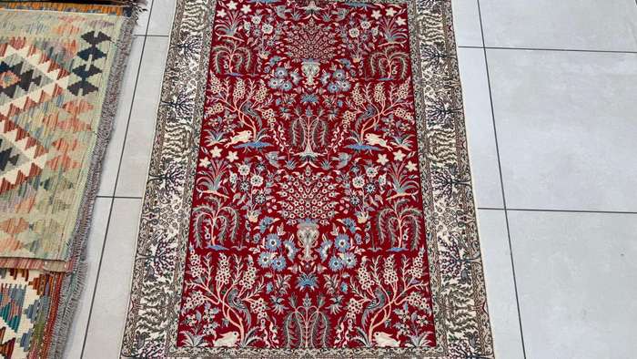 Very Fine Persian Nain Carpet (6LA) 152cm x 102cm Hand Knotted
