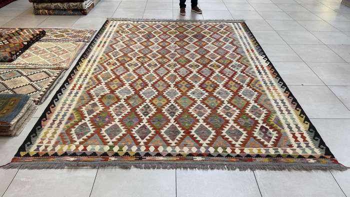 Afghan Chobi Kilim 346cm x 257cm Hand Made