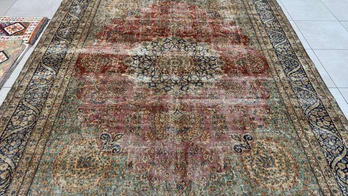 Vintage/Overdye Style Persian Carpet 395cm x 300cm Hand Knotted
