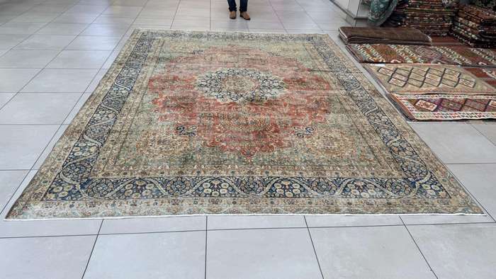 Vintage/Overdye Style Persian Carpet 395cm x 300cm Hand Knotted