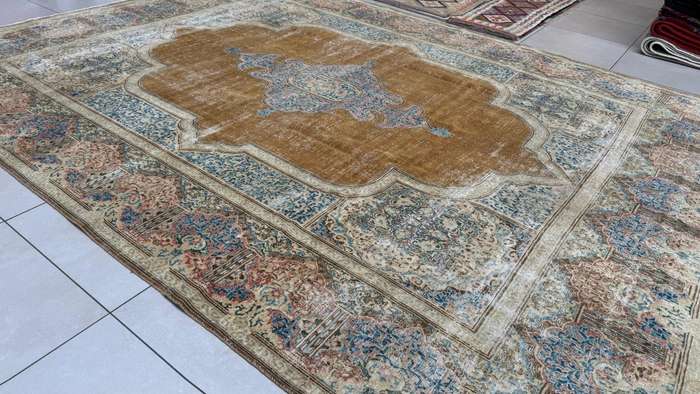 Vintage/Overdye Style Persian Carpet 395cm x 295cm Hand Knotted
