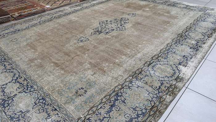 Vintage/Overdye Style Persian Carpet 413cm x 305cm Hand Knotted