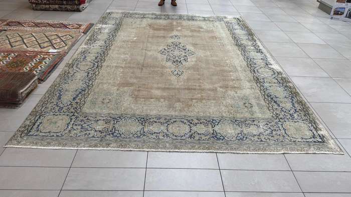 Vintage/Overdye Style Persian Carpet 413cm x 305cm Hand Knotted