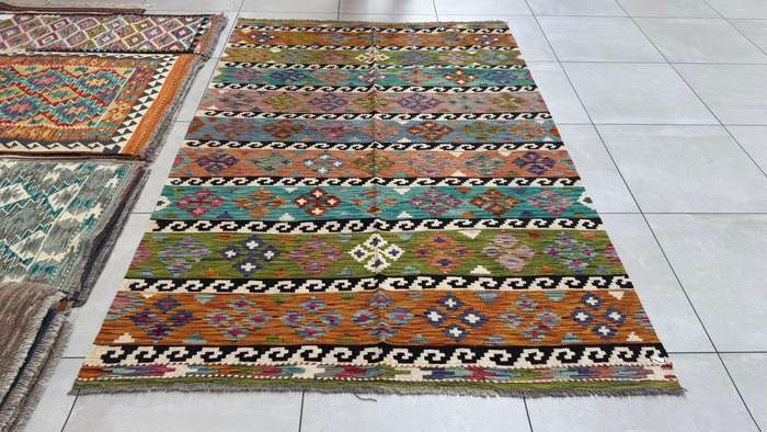 Afghan Chobi Kilim 236cm x 163cm Hand Made