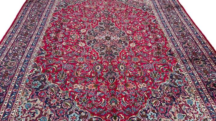 Vintage Persian Kashmar Carpet  388cm x 295cm Hand Knotted
