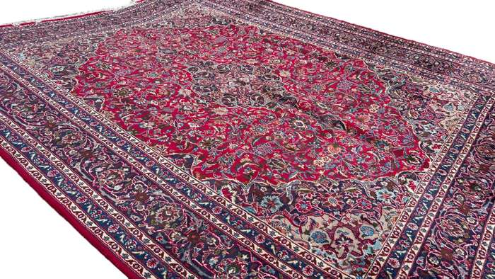 Vintage Persian Kashmar Carpet  388cm x 295cm Hand Knotted