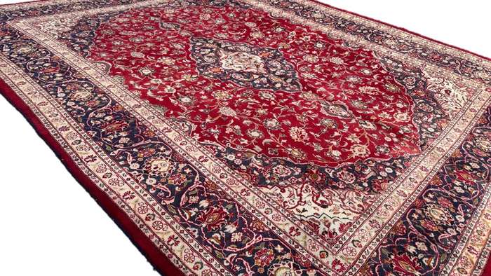 Vintage Persian Kashmar Carpet  396cm x 300cm Hand Knotted