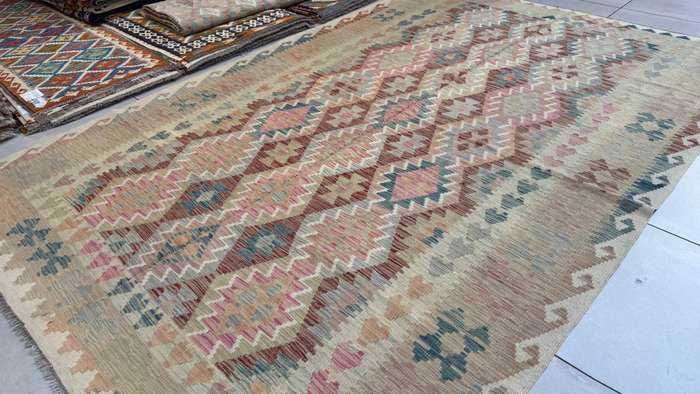 Afghan Chobi Kilim 299cm x 204cm Hand Made