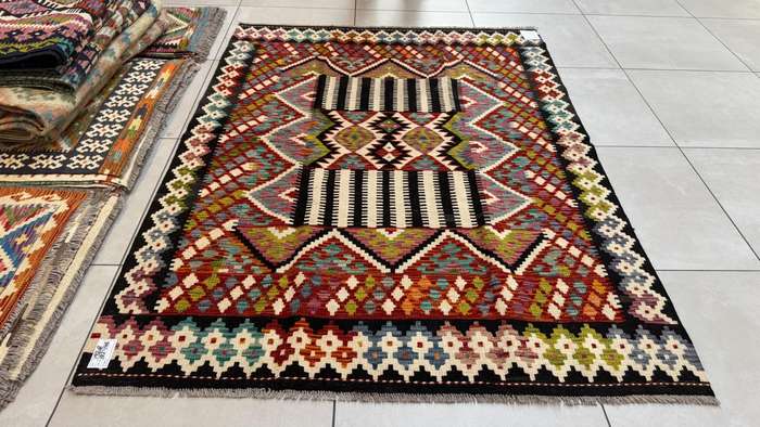 Afghan Chobi Kilim 195cm x 146cm Hand Made