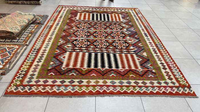 Afghan Chobi Kilim 332cm x 259cm Hand Made