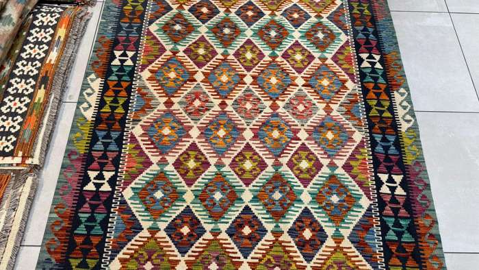 Afghan Chobi Kilim 204cm x 147cm Hand Made
