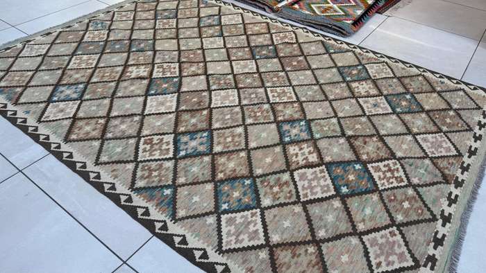 Afghan Chobi Kilim 236cm x 176cm Hand Made