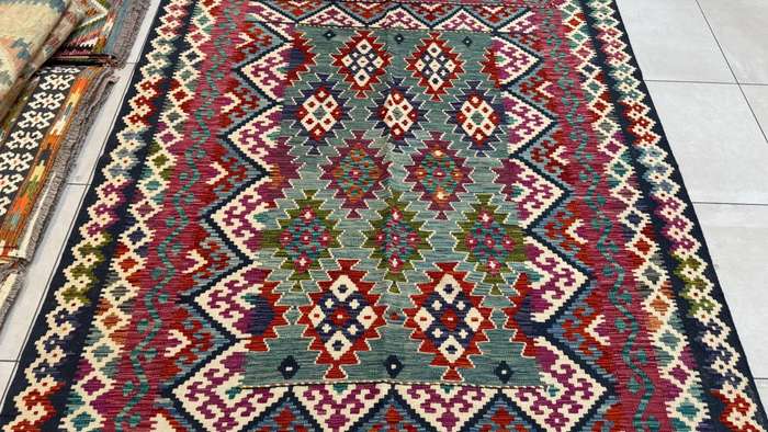 Afghan Chobi Kilim 287cm x 203cm Hand Made