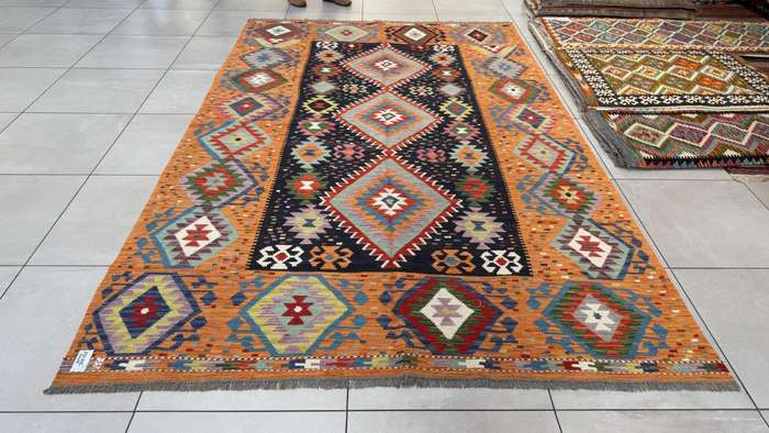Afghan Chobi Kilim 328cm x 203cm Hand Made