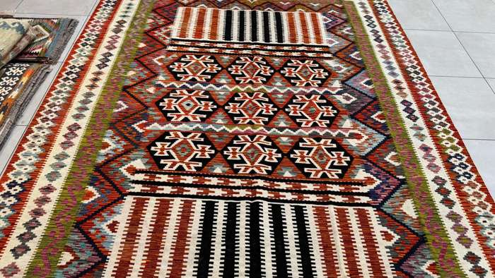 Afghan Chobi Kilim 332cm x 259cm Hand Made