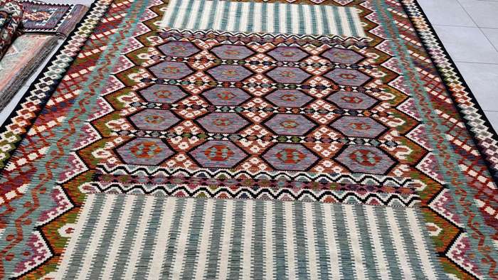 Afghan Chobi Kilim 390cm x 322cm Hand Made
