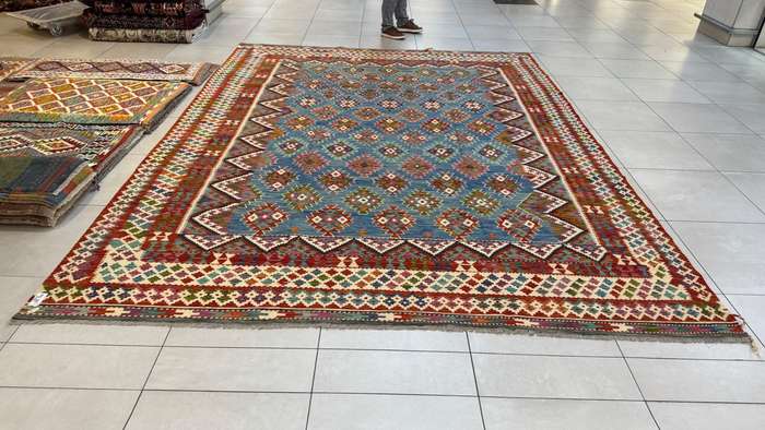 Afghan Chobi Kilim 396cm x 298cm Hand Made