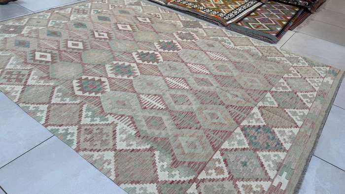 Afghan Chobi Kilim 291cm x 202cm Hand Made
