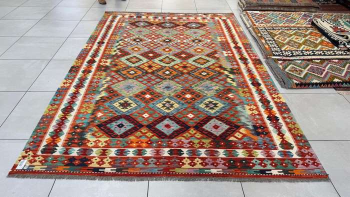 Afghan Chobi Kilim 313cm x 210cm Hand Made