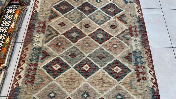 Afghan Chobi Kilim 188cm x 150cm Hand Made