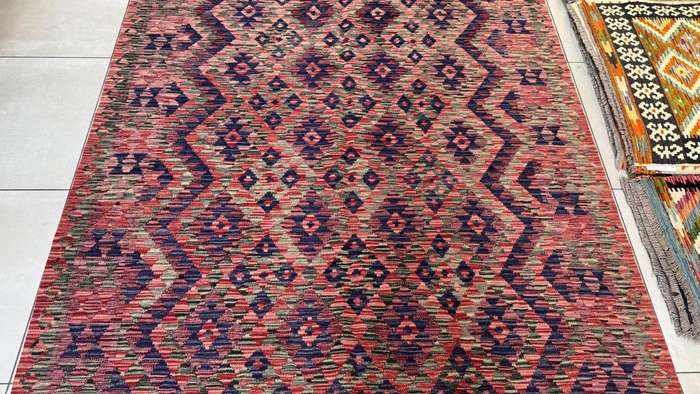 Afghan Chobi Kilim 244cm x 179cm Hand Made