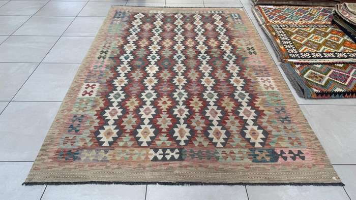 Afghan Chobi Kilim 296cm x 197cm Hand Made