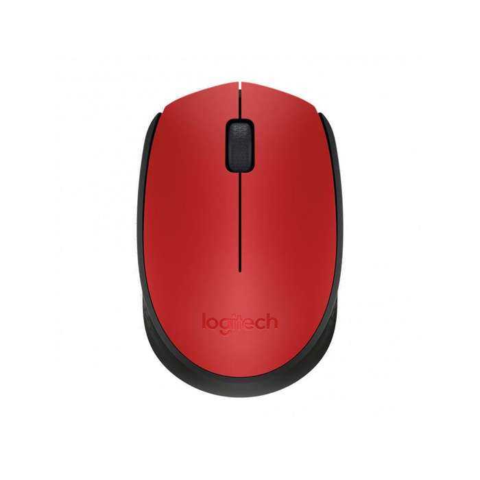 Wireless Logitech M171 Mouse Red