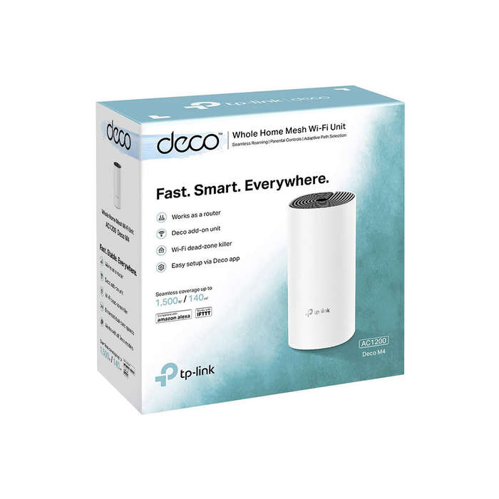 TP-Link Deco M4 AC1200 WiFi 5 Dual-Band Wireless Router - 3-Pack