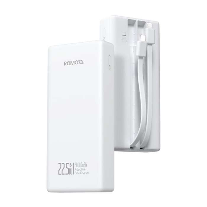 Romoss PRC20 20000mAh 22.5W Fast Charge Power Bank  White