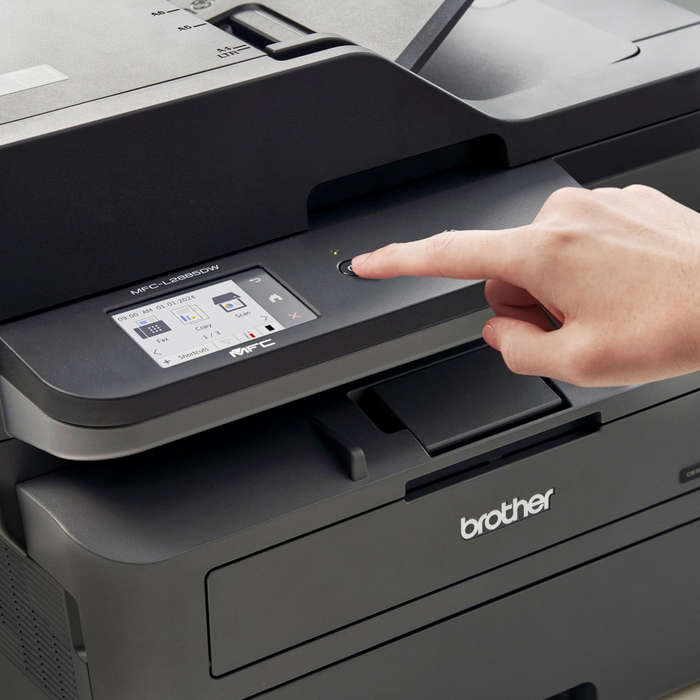 Brother MFC-L2885DW A4 Multifunction Mono Laser Printer - with 3yr Warranty