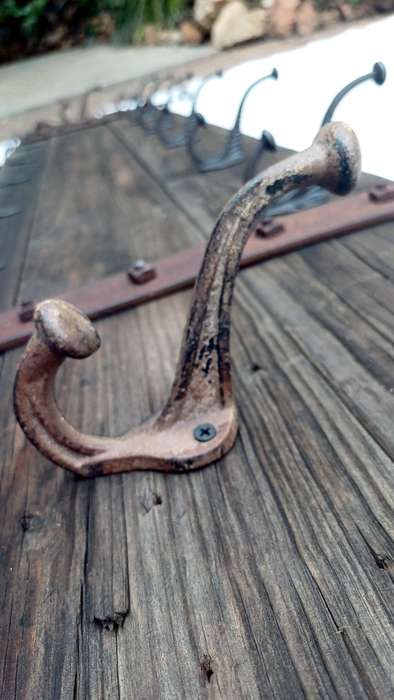 Vintage 1960s Bedford Truck Mud Room Hook Hanger