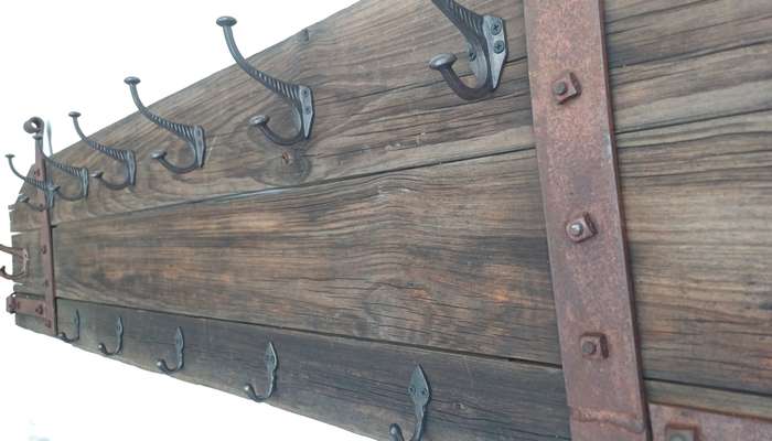 Vintage 1960s Bedford Truck Mud Room Hook Hanger