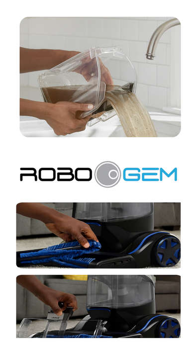 RoboGem Pro Max MultiClean 3in1 Carpet Washer & Upholstery Cleaner - New Release