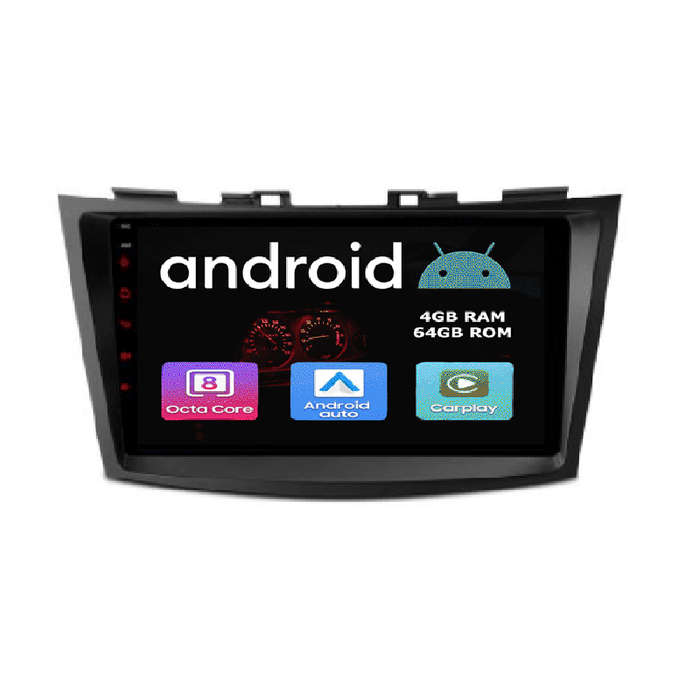 Suzuki Swift 2010 - 2015 GPS Android Navigation Bluetooth Radio Unit System