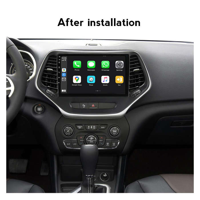 Jeep Cherokee 2014 - 2021 Android GPS Navigation Bluetooth Radio Unit with Carplay