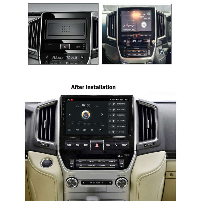 Toyota Land Cruiser 200 Series 2016 - 2021 Android GPS Navigation Radio CarPlay Unit