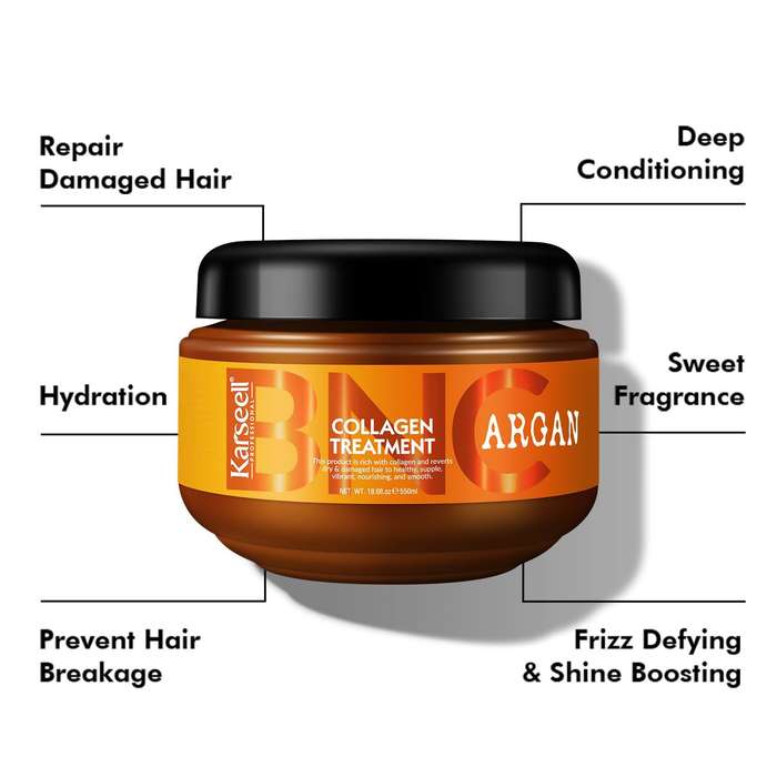 Karseell BNC Collagen Hair Mask - 550ml | Professional Deep Repair Treatment