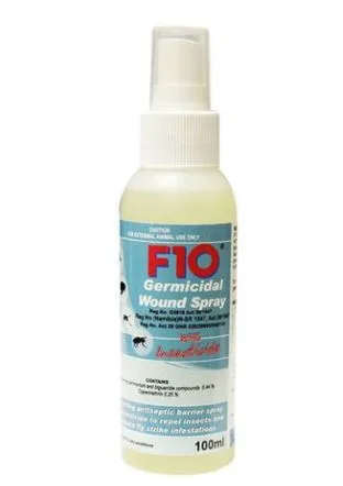 F10 GERMICIDAL WOUND SPRAY WITH INSECTICIDE 100ml
