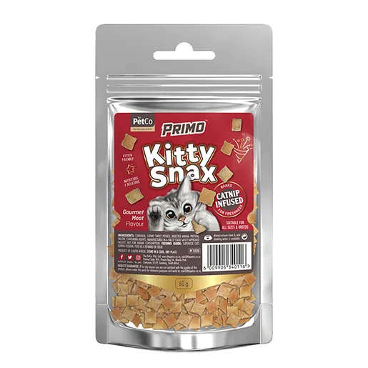 PRIMO KITTY SNAX GOURMET MEAT 60G