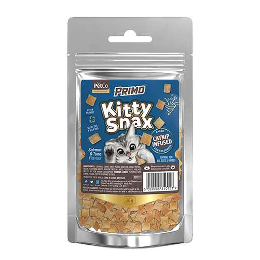 PRIMO KITTY SNAX SALMON & TUNA 60G
