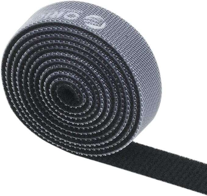 Orico Hook and Loop Cable Tie, 1 Meter Size, Black