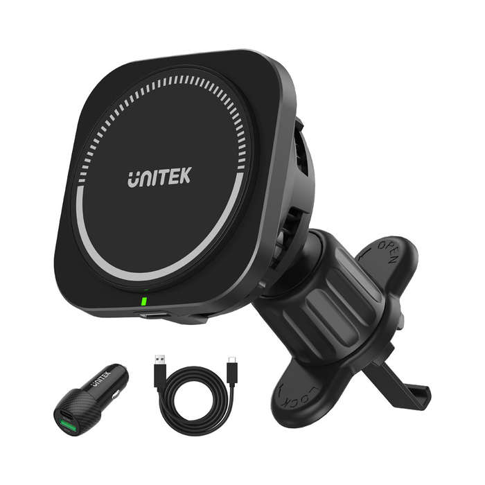 | MAGSAFE 15W WIRELESS PHONE CAR CHARGER MOUNT