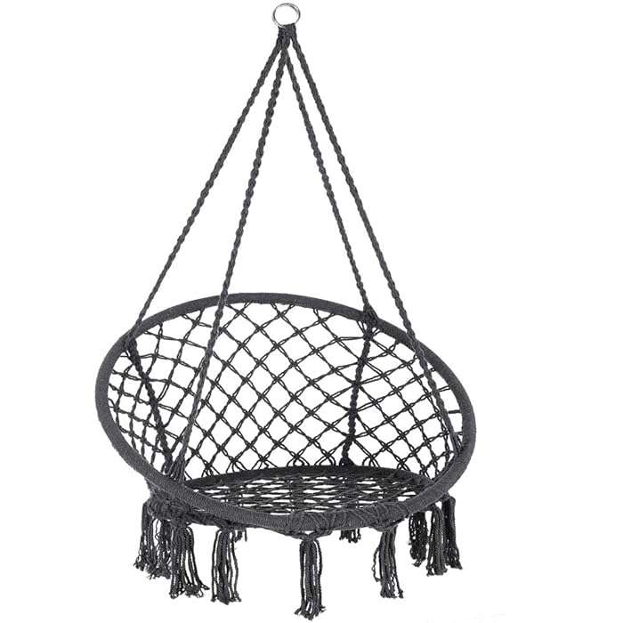 Hanging Cotton Chair - Macrame Hammock Swing Chair